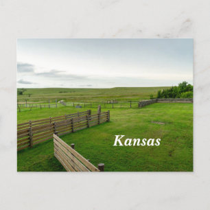 Postal Kansas Prairie