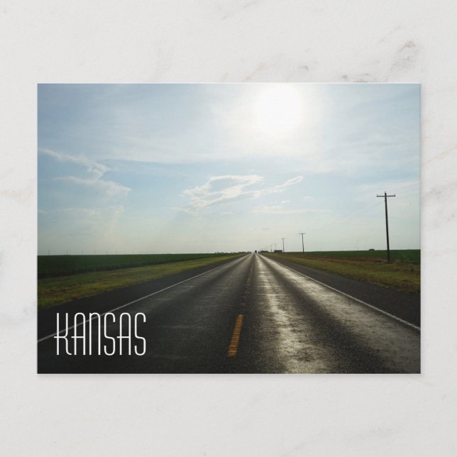 Postal Kansas Prairie (Anverso)