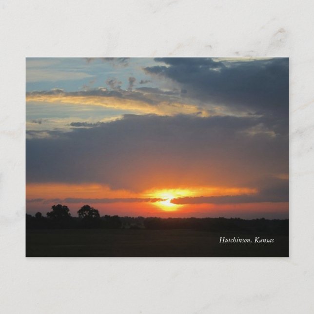 Postal Kansas Sunrise (Anverso)