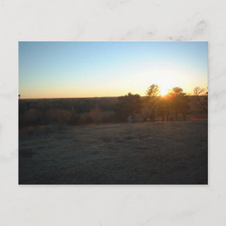 Postal Kansas Sunset