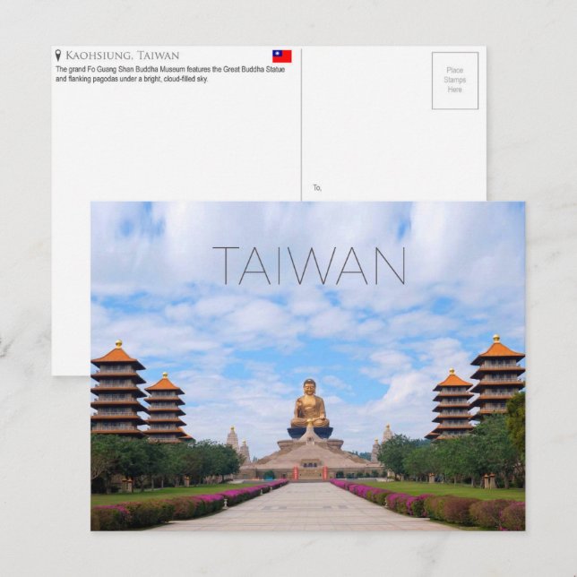 Postal Kaohsiung, Taiwan Travel Postcard (Anverso / Reverso)