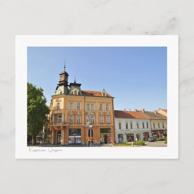 Postal Kaposvar, Ungarn Postkarte (Anverso)