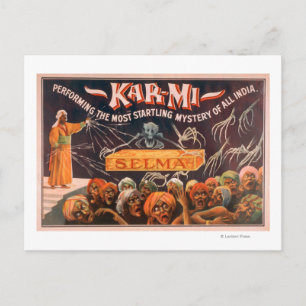 Postal Kar-mi "El misterio más asombroso de toda la India