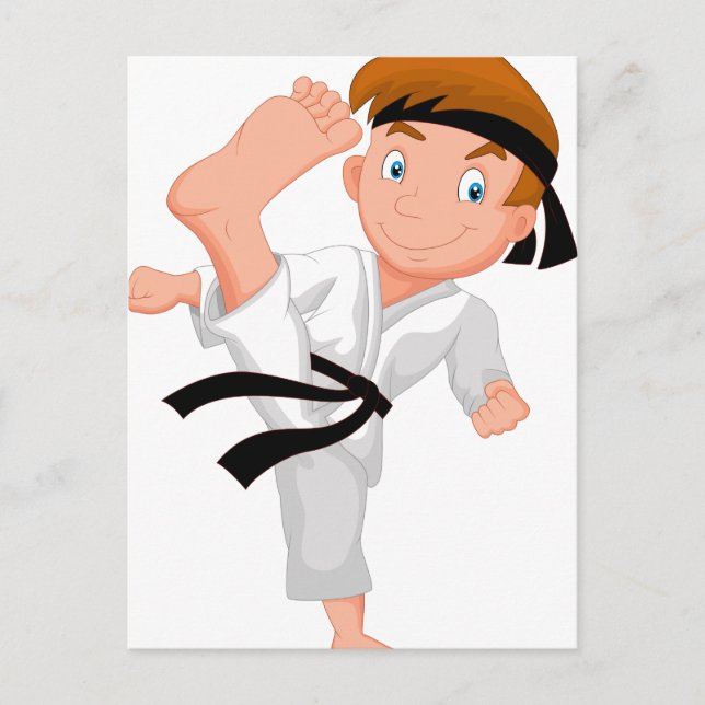 POSTAL KARATE BOY (Anverso)