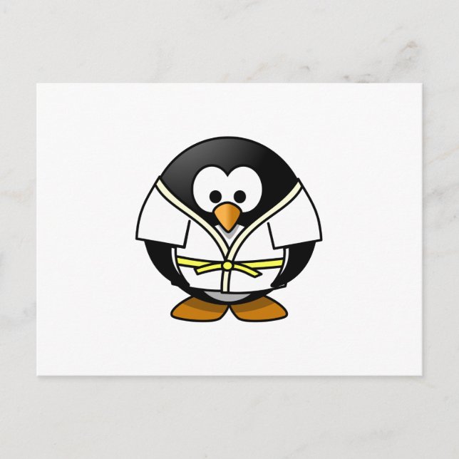 Postal Karate Penguin (Anverso)