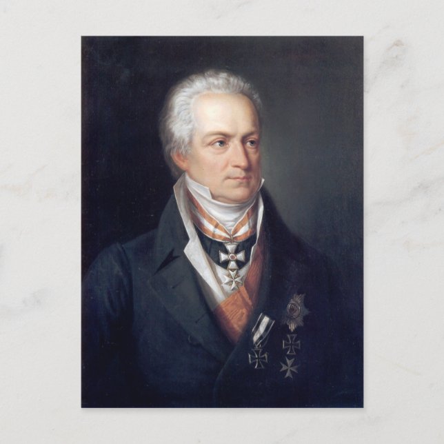 Postal Karl August von Hardenberg (Anverso)