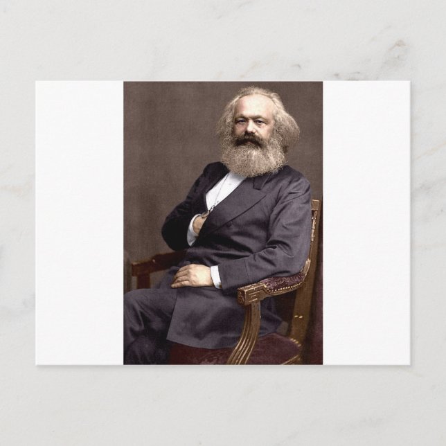 Postal Karl Marx (Anverso)