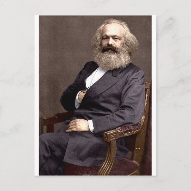 Postal Karl Marx (Anverso)