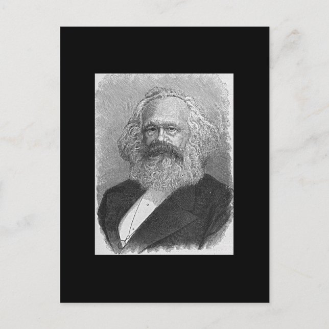Postal Karl Marx (Anverso)
