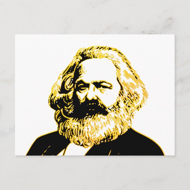 Postal Karl Marx (Anverso)