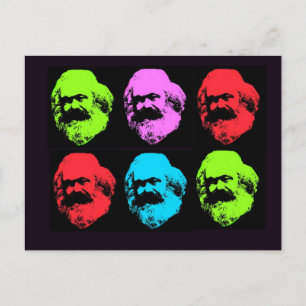 Postal Karl Marx Collage