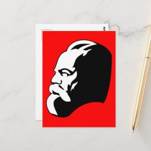 Postal Karl Marx, Comunismo, Socialismo, Unión Soviética