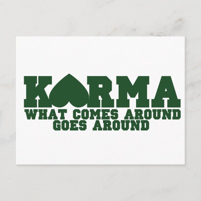 Postal Karma (Anverso)