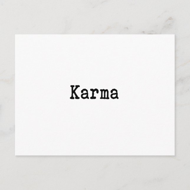 Postal Karma (Anverso)
