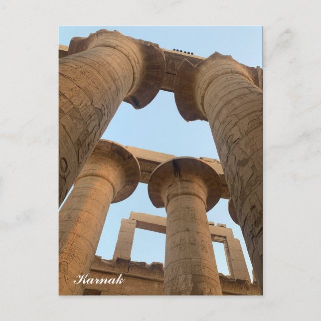 Postal Karnak - Egipto (Anverso)