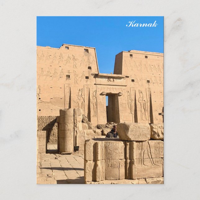Postal Karnak - Egipto (Anverso)