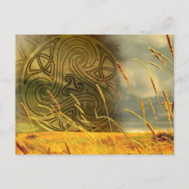 Postal Karte celtic Triskele