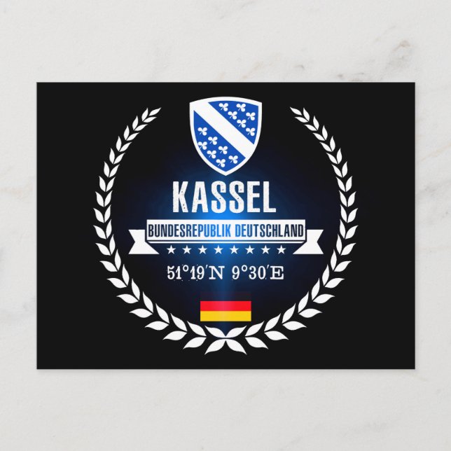 Postal Kassel (Anverso)
