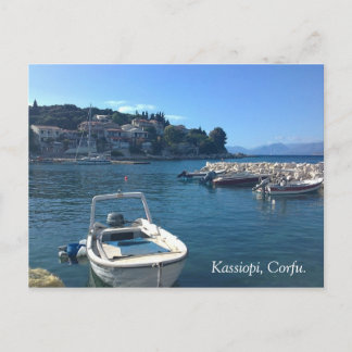Postal Kassiopi, Corfú.