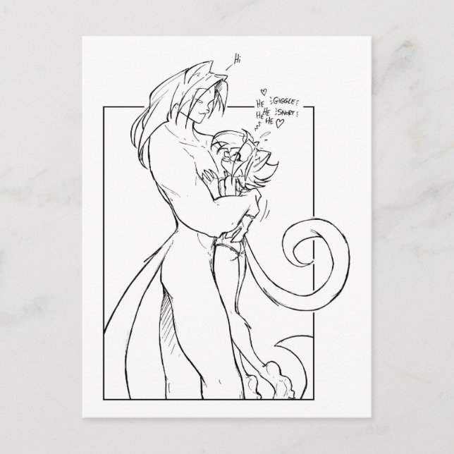 Postal Kat Fantasy (Anverso)