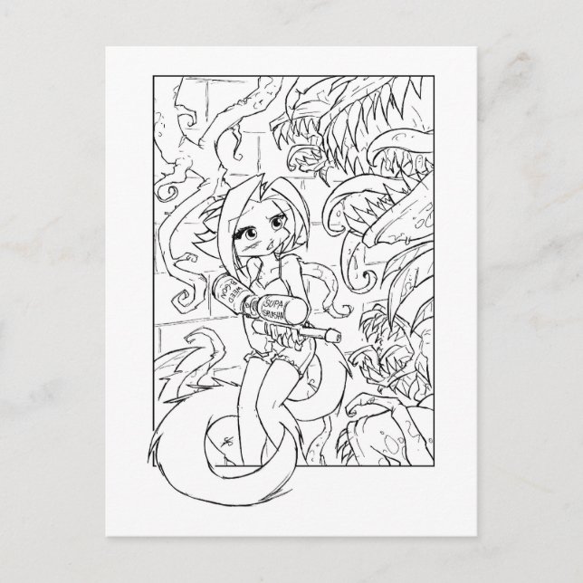 Postal Kat Venus Flytraps (Anverso)