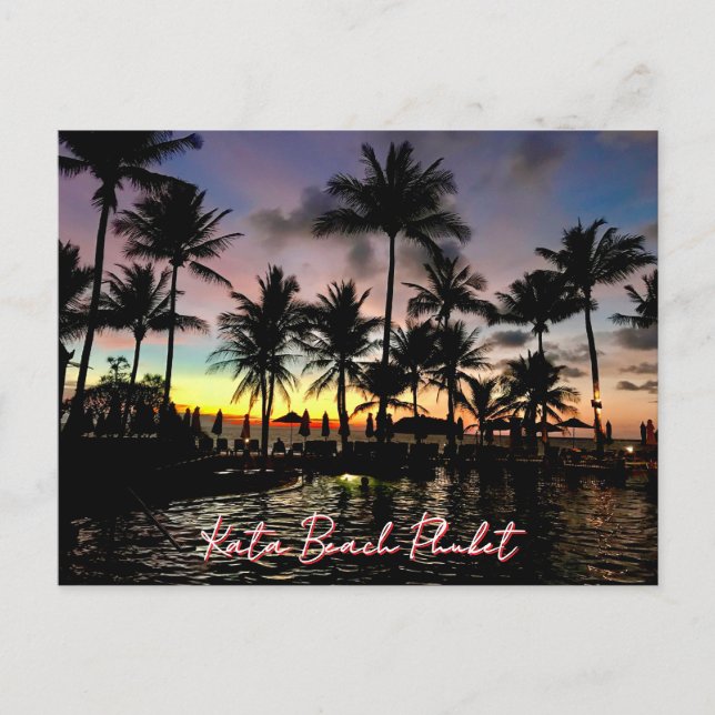 Postal Kata Beach, Phuket, Thailand (Anverso)