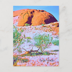 Postal Kata Tjuta El viaje a las Olgas Central Australia