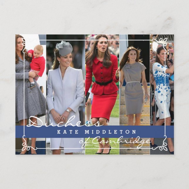 Postal Kate Middleton Prince George (Anverso)