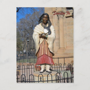Postal Kateri Tekakwitha Lily de la estatua de Mohawks