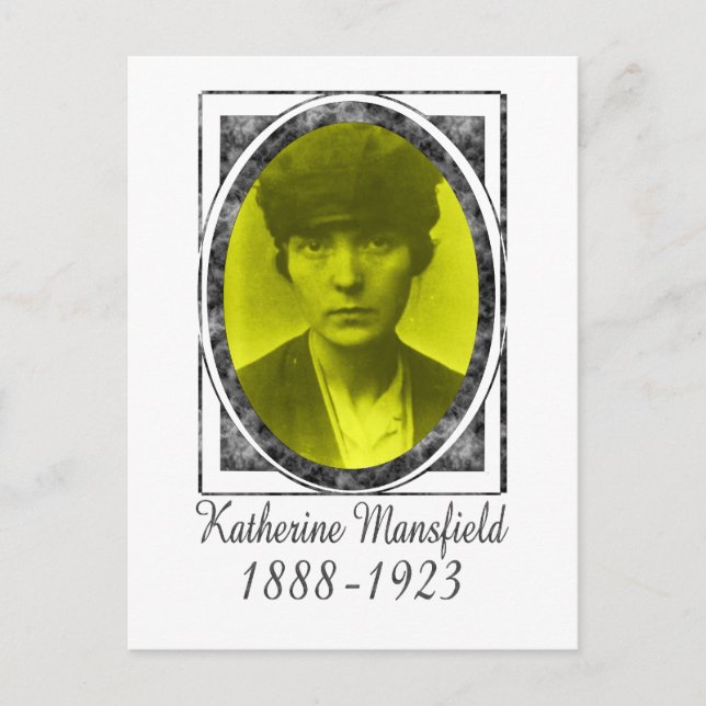 Postal Katherine Mansfield (Anverso)