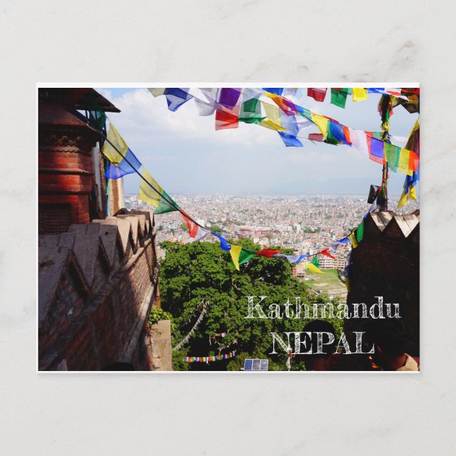 Postal Katmandú, Nepal (Anverso)