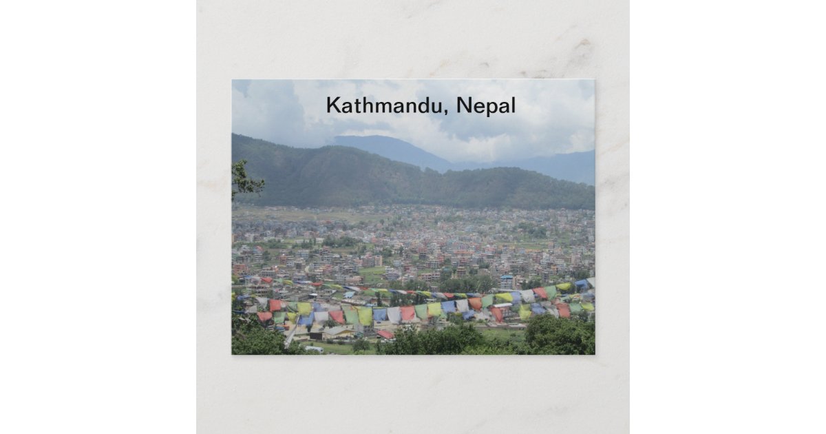 Postal Katmandú, Nepal Zazzle.es
