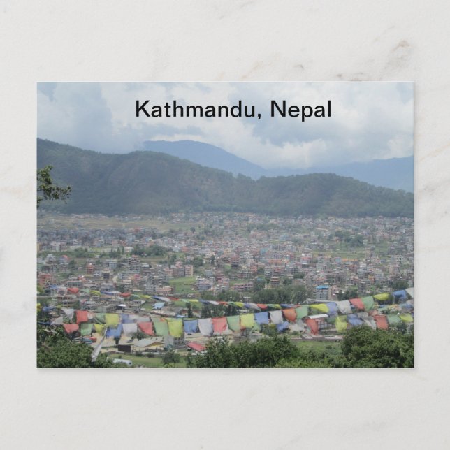 Postal Katmandú, Nepal (Anverso)
