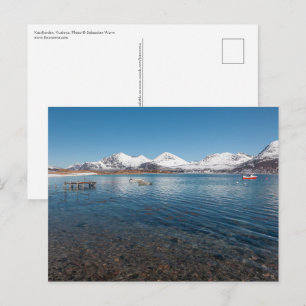 Postal Kattfjorden Noruega