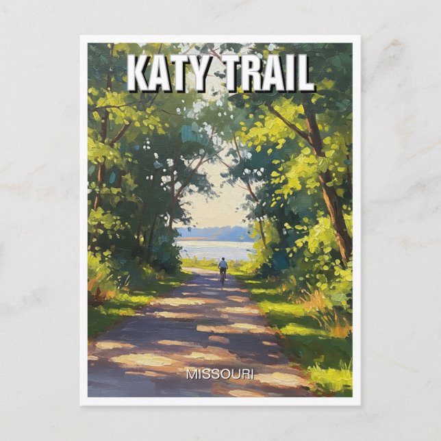 Postal Katy Trail Missouri Travel (Anverso)