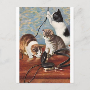 Postal Katze Vintage