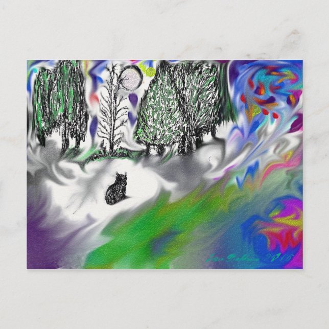 Postal 'Katzen Farben' (Anverso)