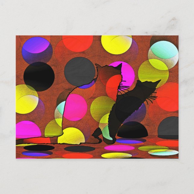 Postal Katzenkarte (Anverso)