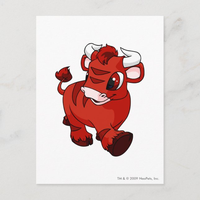 Postal Kau rojos (Anverso)