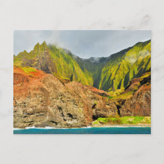 Postal Kauai, costa de Na Pali, Hawaii
