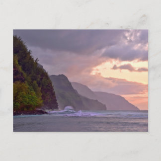 Postal Kauai, costa de Na Pali, Hawaii