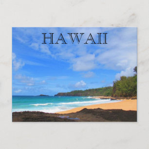 Postal kauai de playa secreta