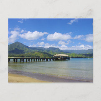 Postal Kauai - El Muelle de Hanalei
