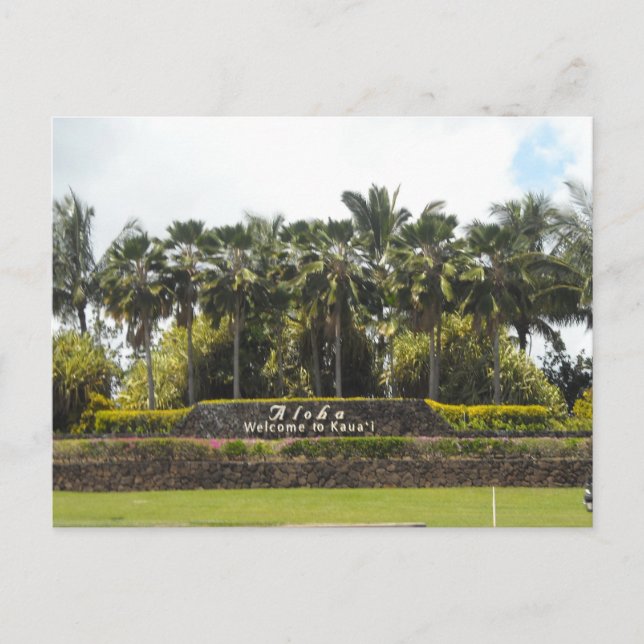 Postal Kauai, Hawaii (Anverso)