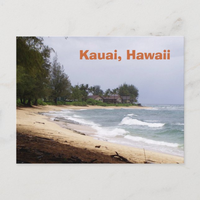 Postal Kauai, Hawaii (Anverso)