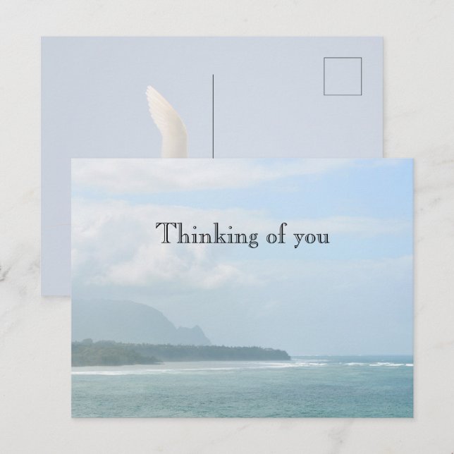 Postal Kauai Hawaii Kilauea Ocean Red Tails Tropicbird (Anverso / Reverso)