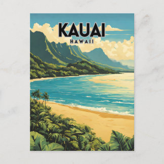 Postal Kauai Hawaii Nostalgic Travel