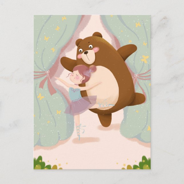 Postal Kawaii Bear (Anverso)