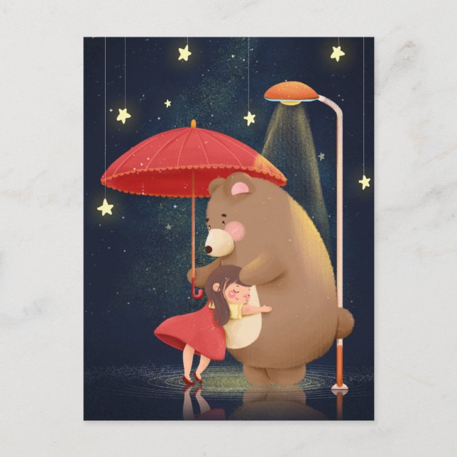 Postal Kawaii Bear (Anverso)