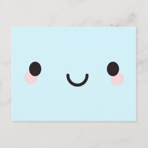 Postal Kawaii Happy Face